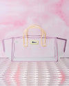 Sac Panier L - Violet & Jaune