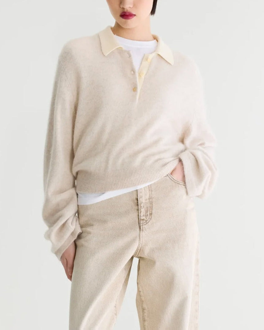 Bellerose - Dusto polo shirt - Ecru
