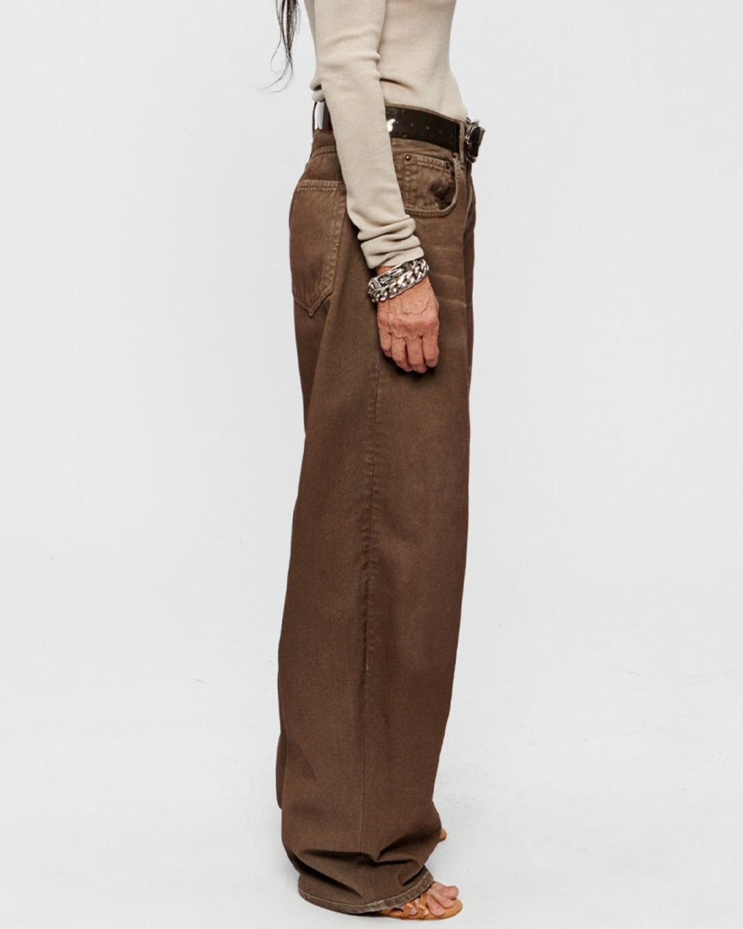 6397 - Roomy Jeans - Earth Clay