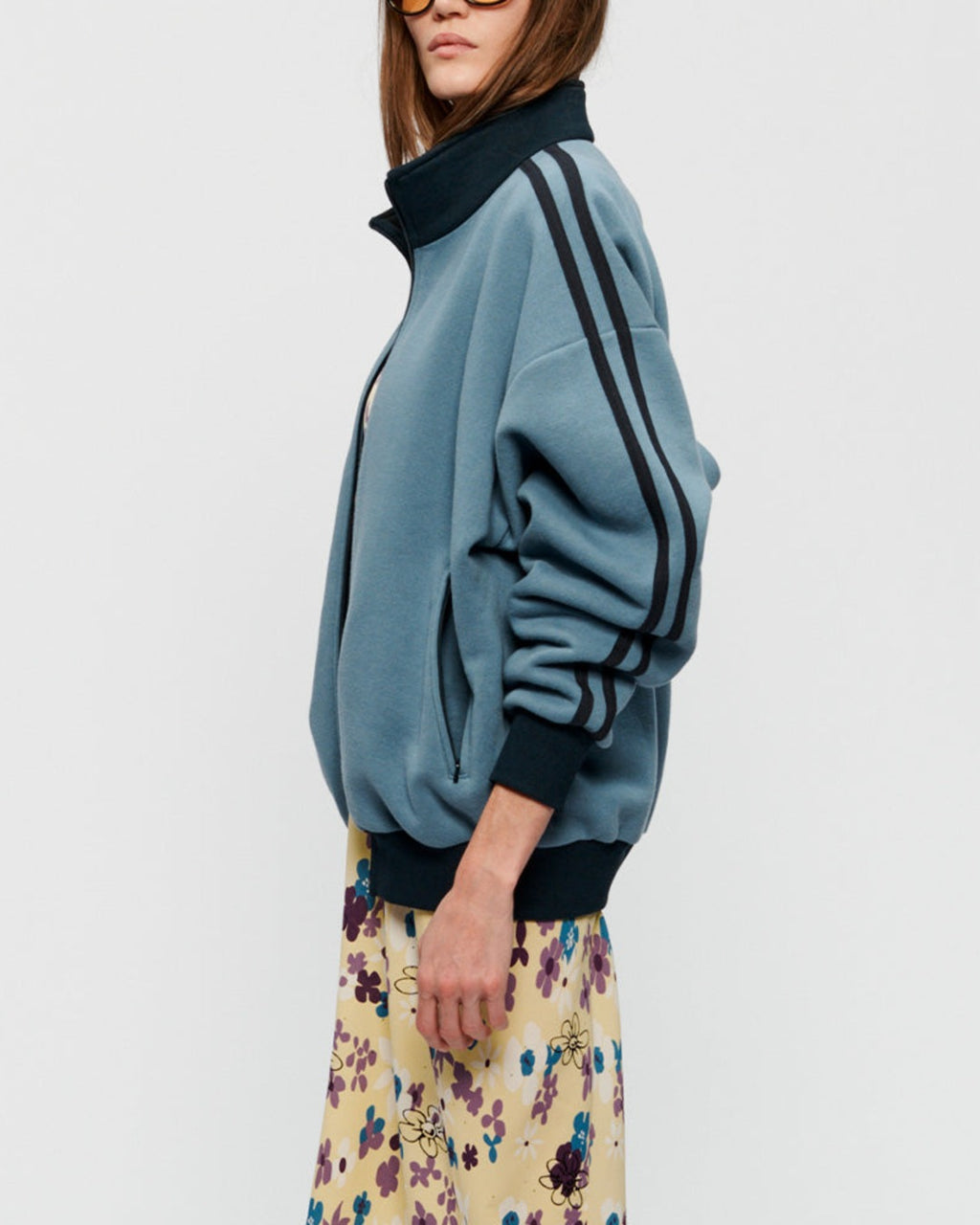 6397 - Veste Polaire Track Zip Up - Bleu