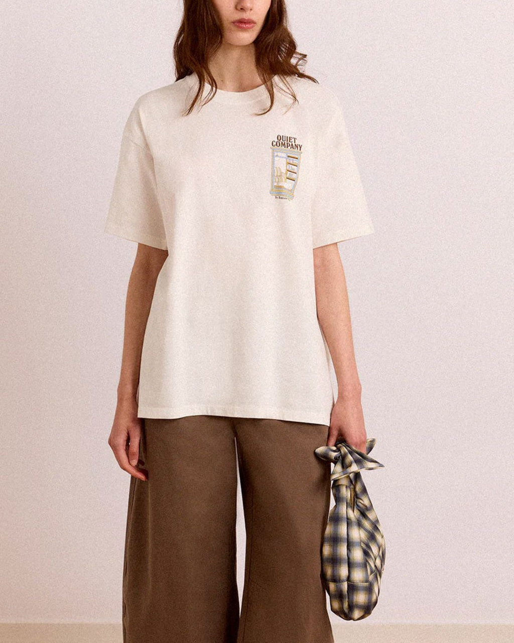 Damson Madder - T-Shirt Quiet Company - Écru