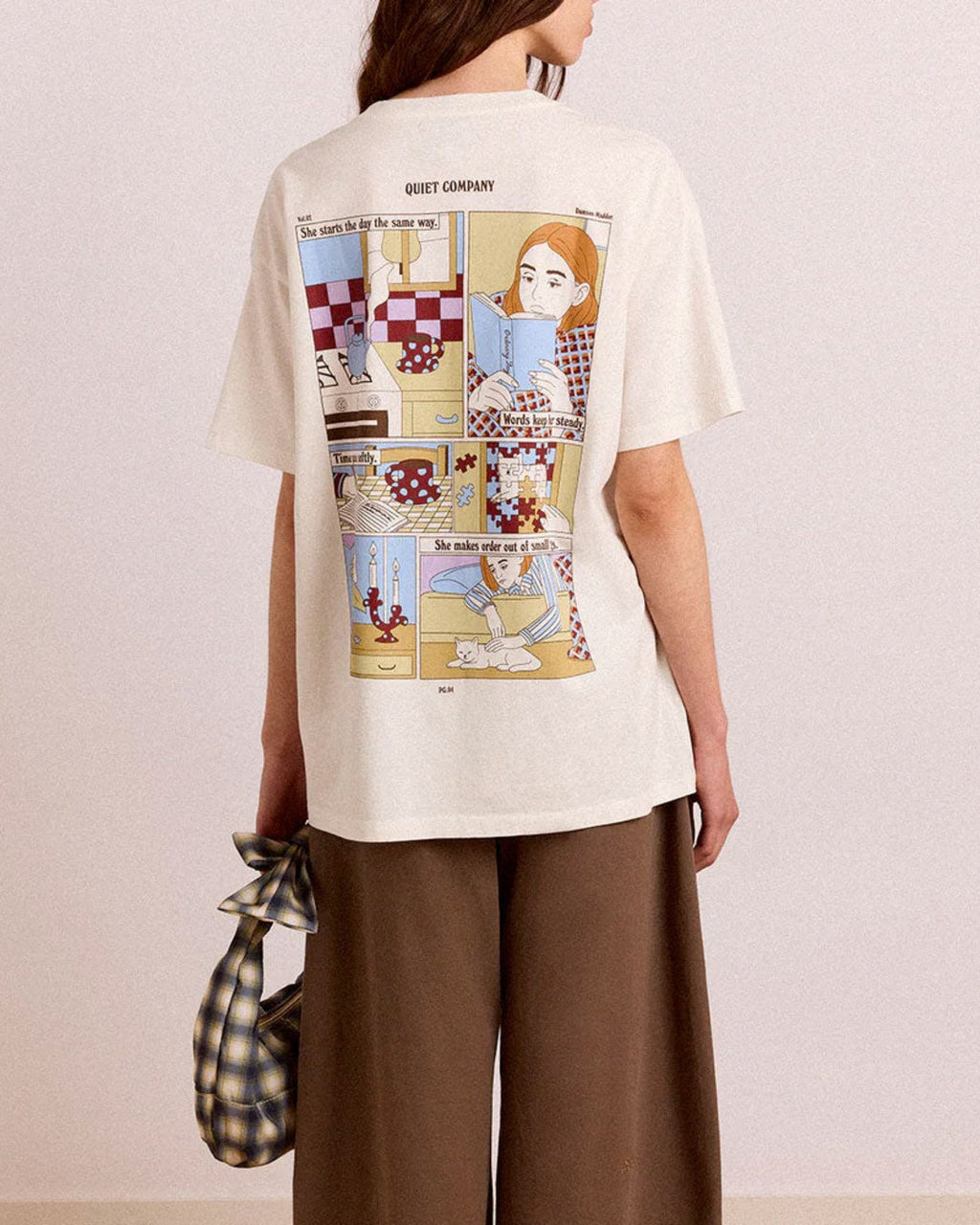 Damson Madder - T-Shirt Quiet Company - Écru