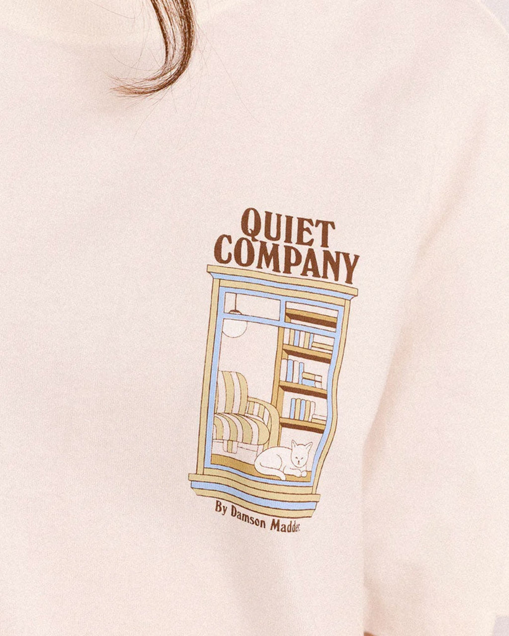 Damson Madder - T-Shirt Quiet Company - Écru