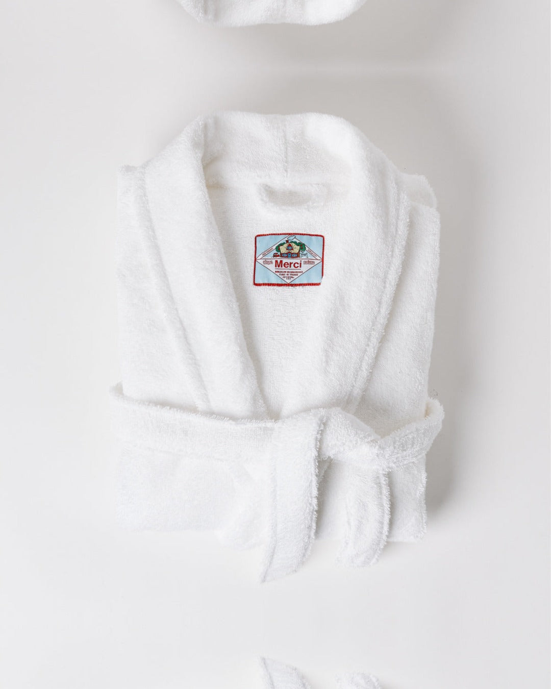 Merci - Terry Cloth Bathrobe - White Mist