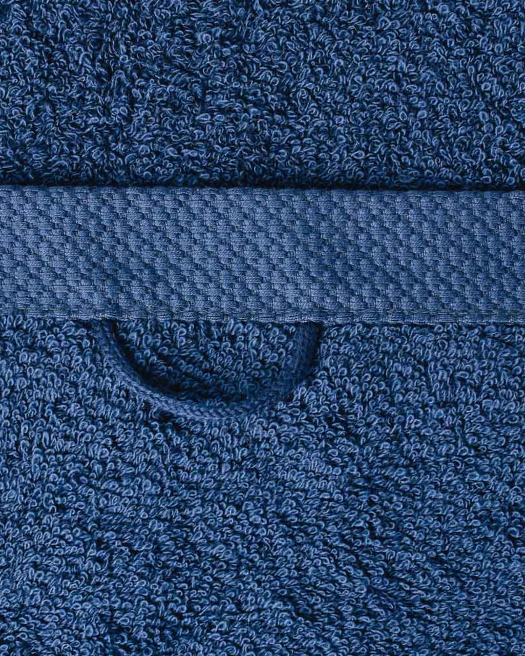 Merci - Terry Cloth Bath Towel - Blue Night