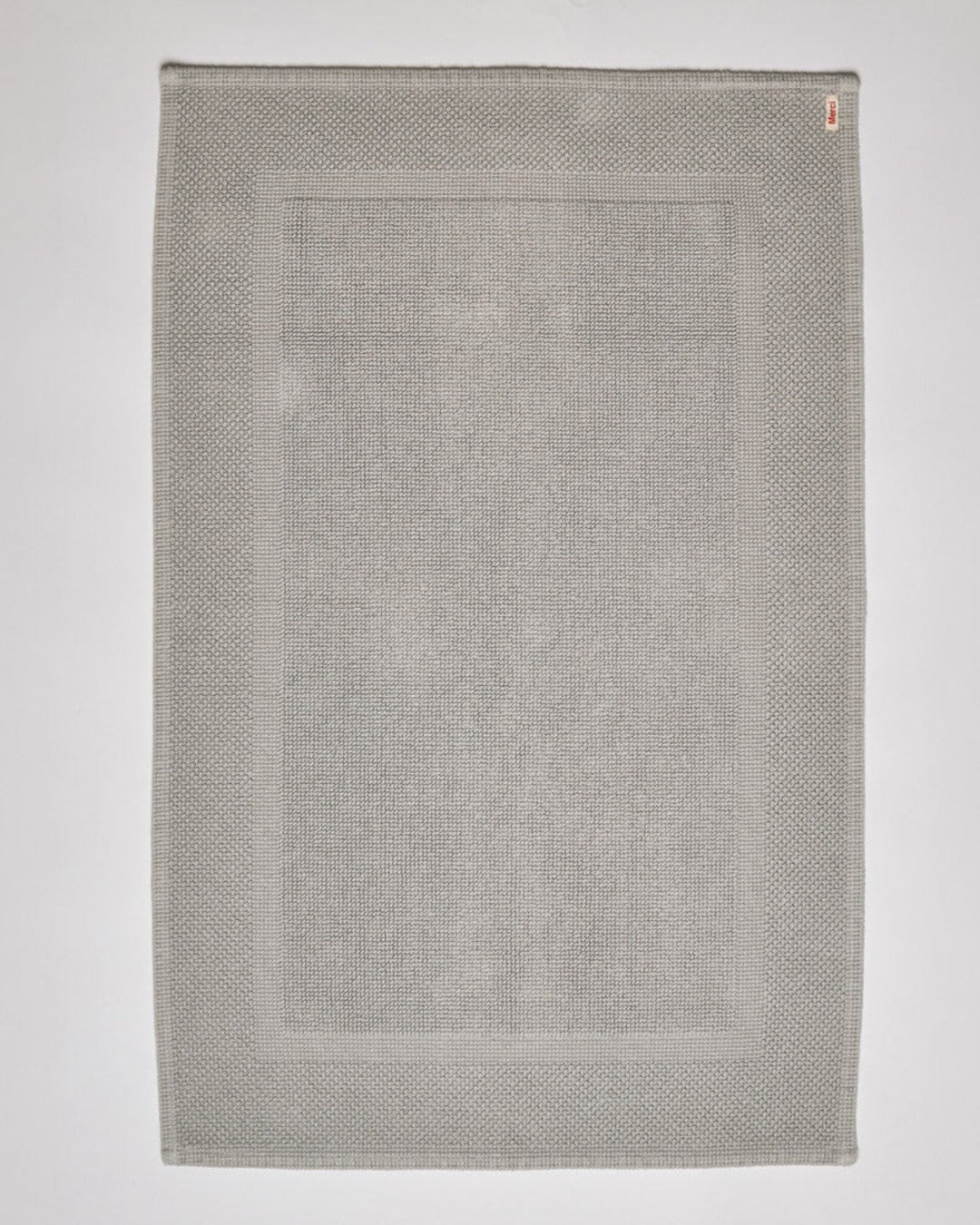 Merci - Cotton Bath Mat - Nebulous Gray