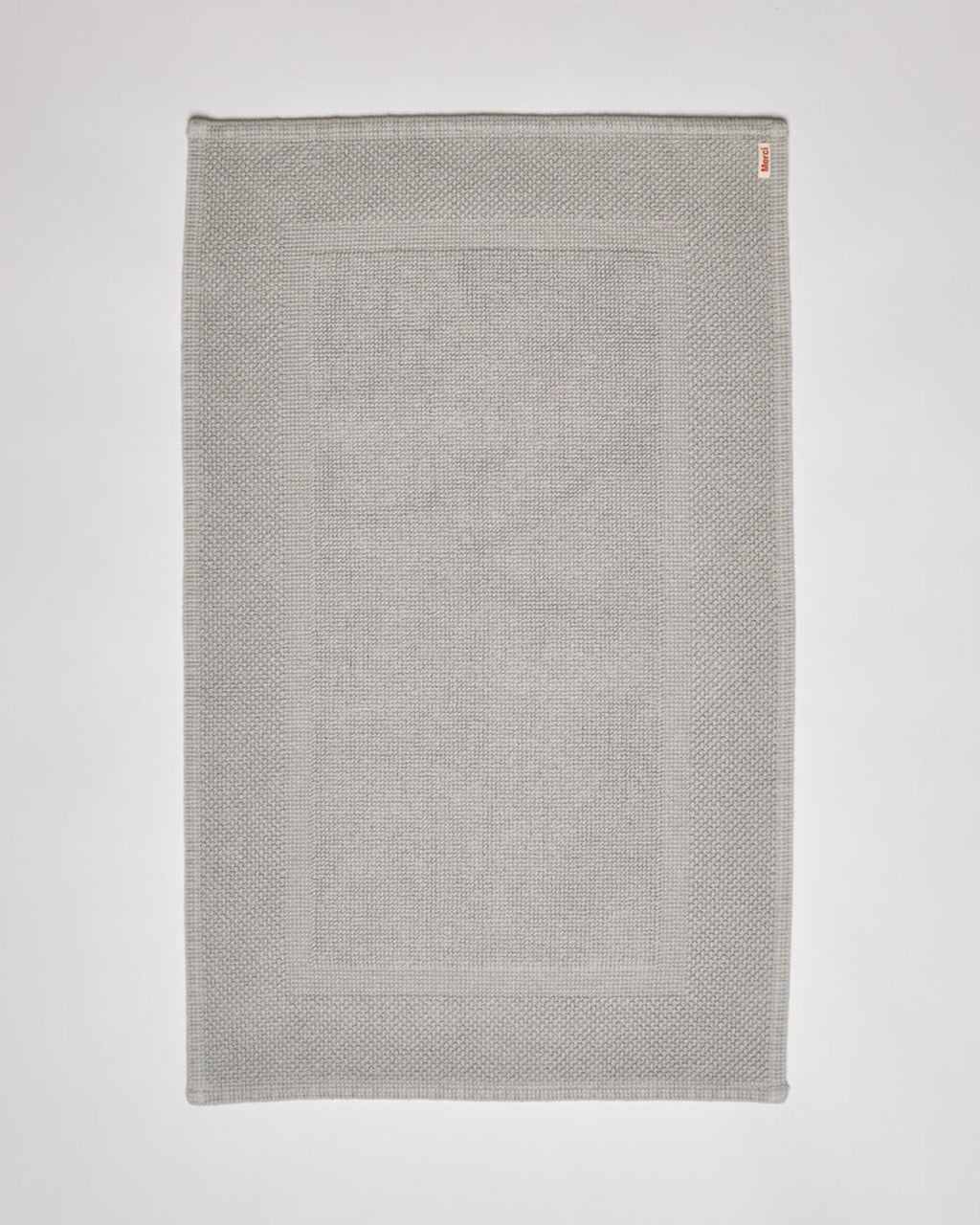 Merci - Cotton Bath Mat - Nebulous Gray