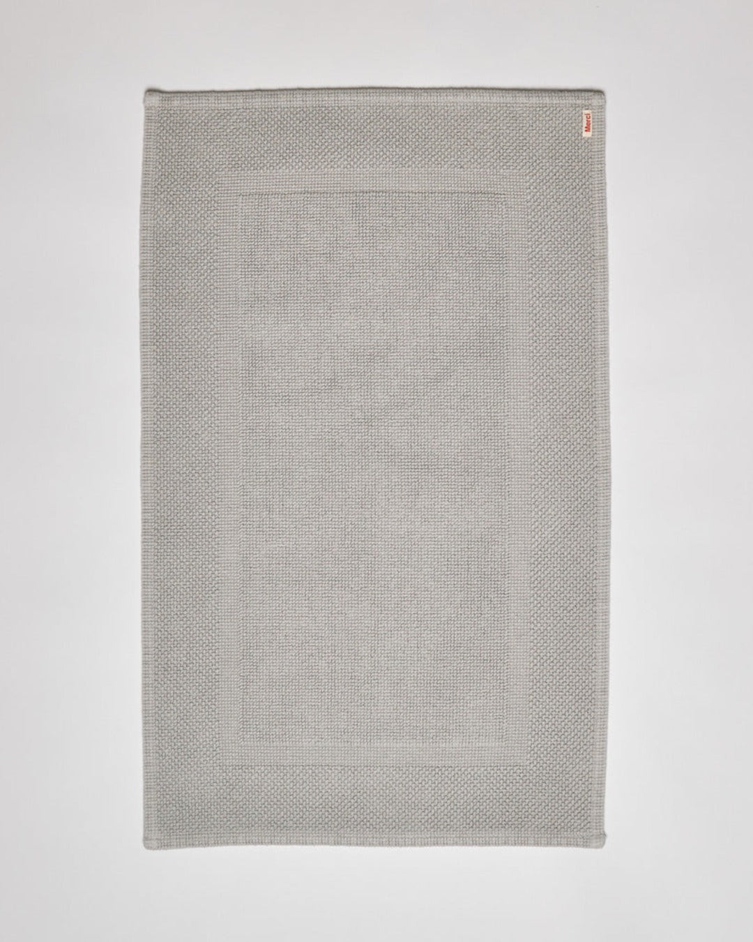 Merci - Cotton Bath Mat - Nebulous Gray
