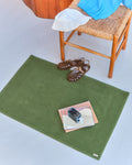 Merci - Tapis De Bain En Coton - Kaki Ombre