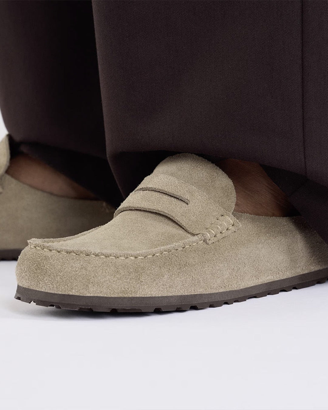 Birkenstock - Mocassins Naples Suede - Taupe