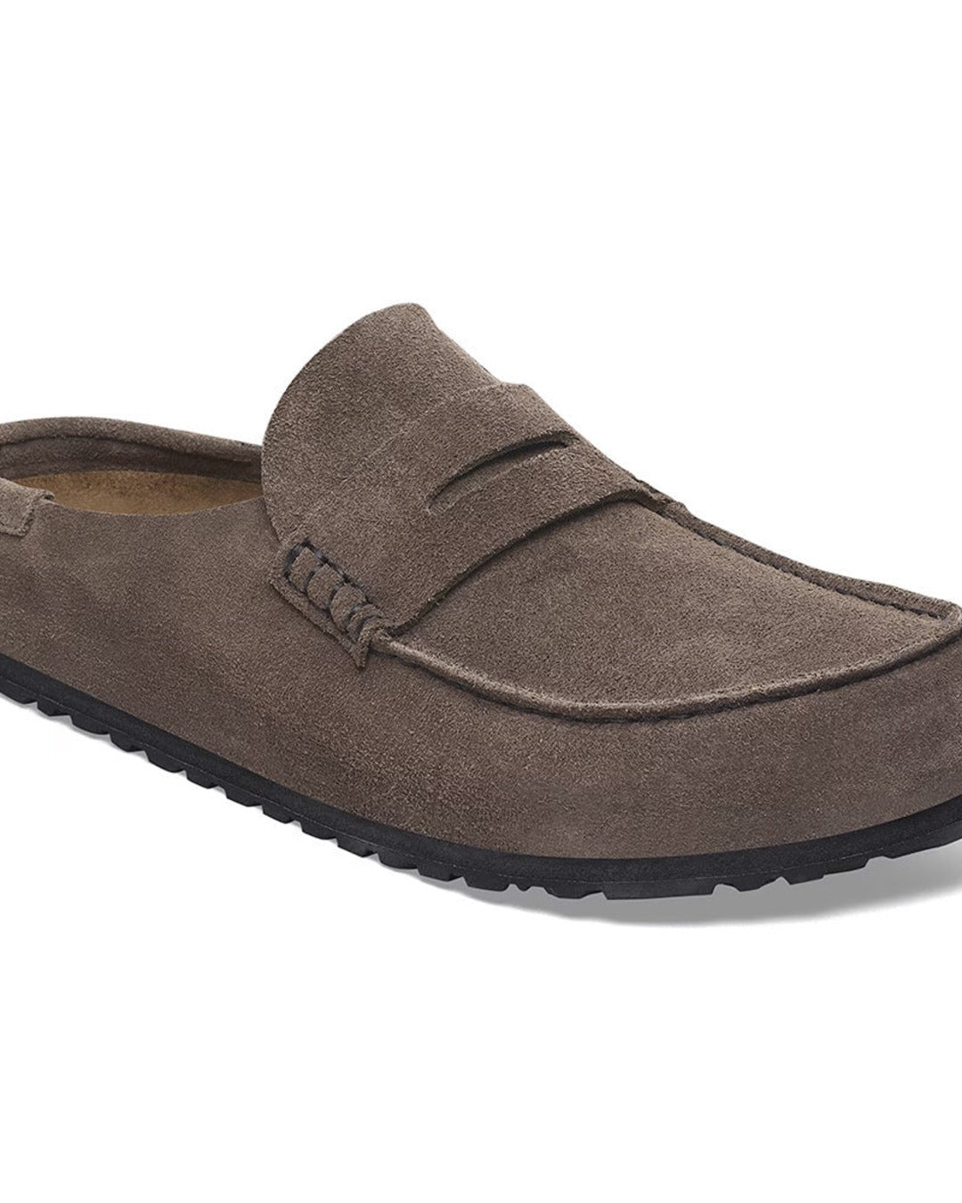 Birkenstock - Naples Suede Loafers - Concrete Gray