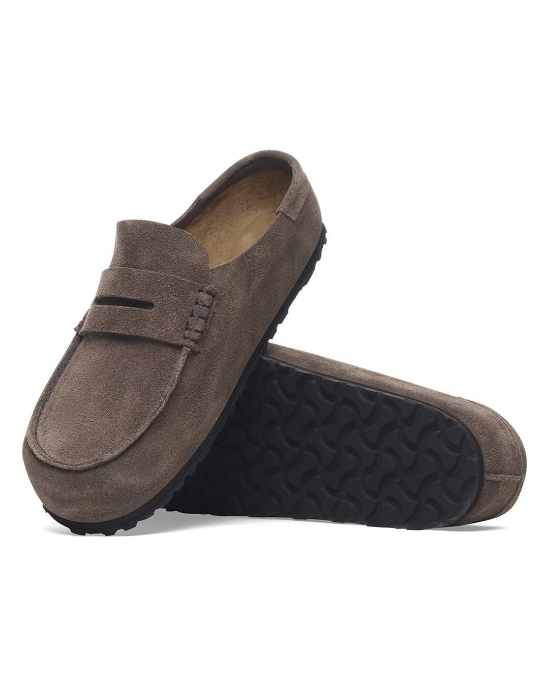 Birkenstock - Naples Suede Loafers - Concrete Gray