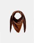 Mirror In The Sky - Open Knitted Bandana - Brown