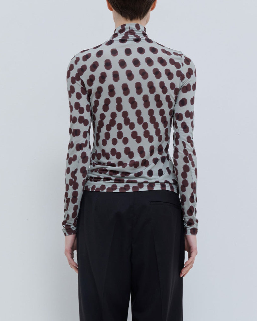 Christian Wijnants - Tugal Turtleneck Top - Plum Polika
