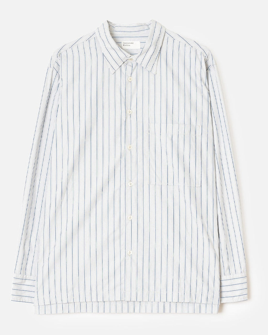 Universal Works - Lucky Shirt - Gray Stripes