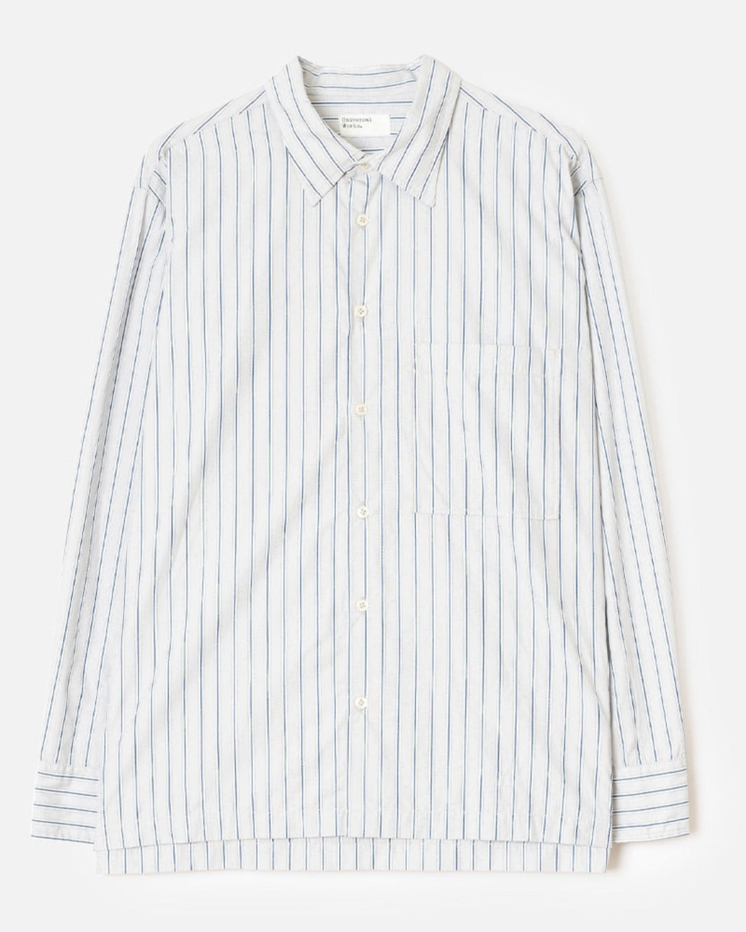 Universal Works - Lucky Shirt - Gray Stripes