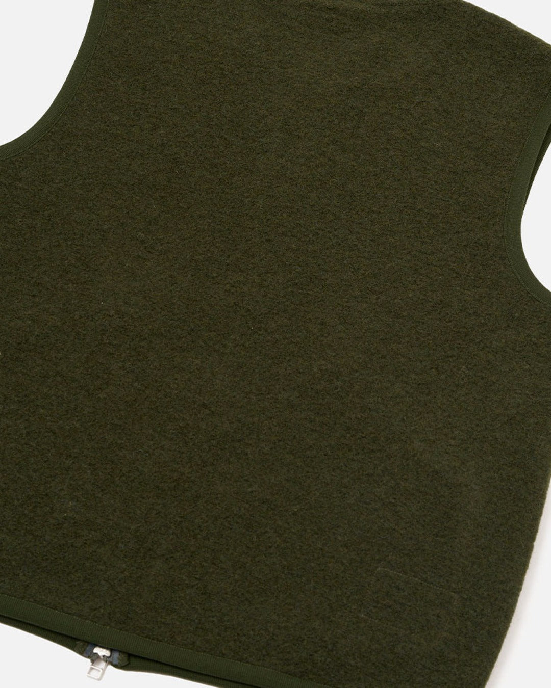 Universal Works - Sleeveless Zip Vest - Olive