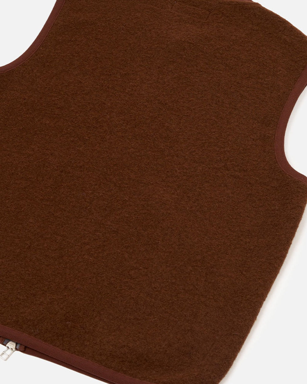 Universal Works - Sleeveless Zip Vest - Cocoa