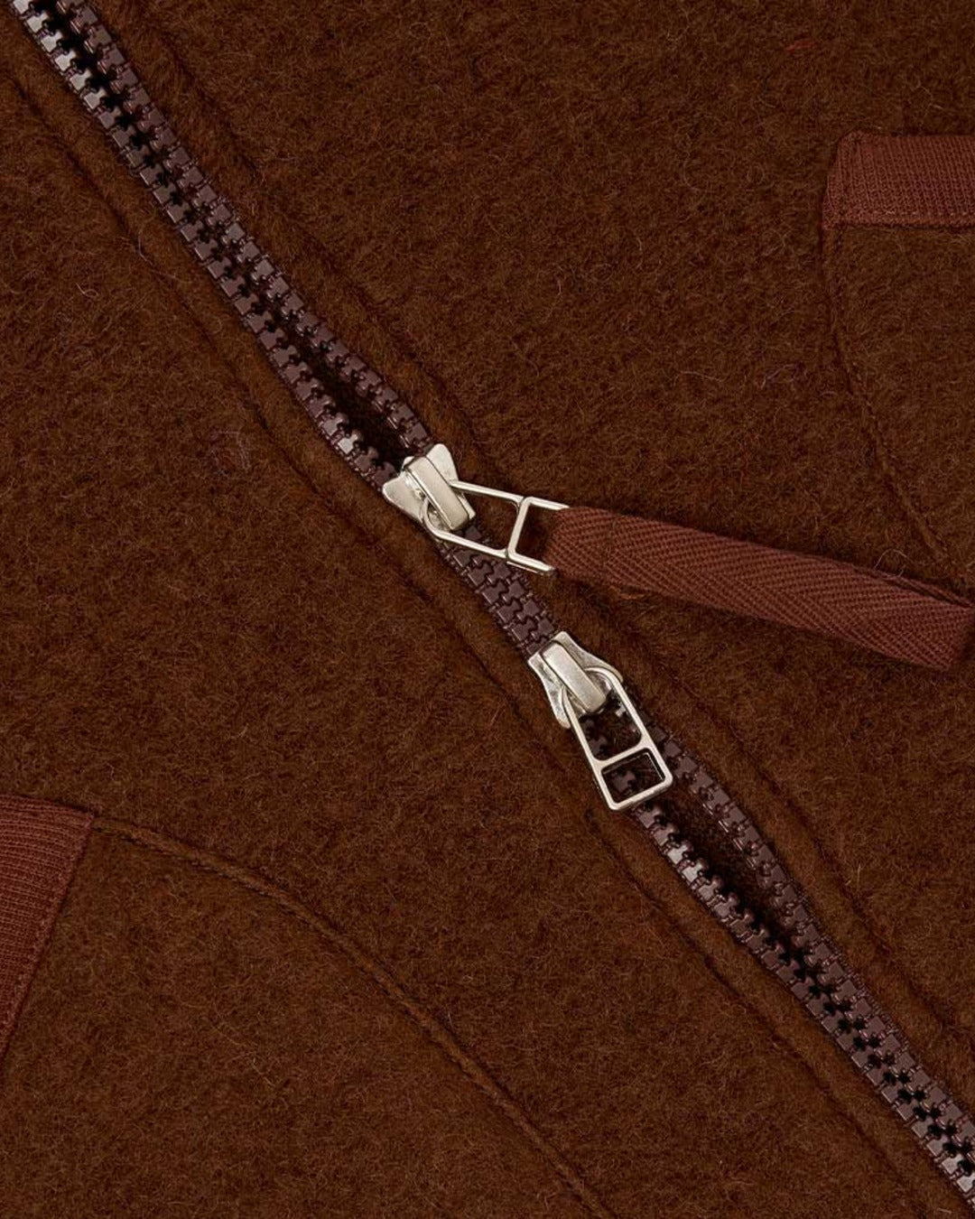 Universal Works - Sleeveless Zip Vest - Cocoa