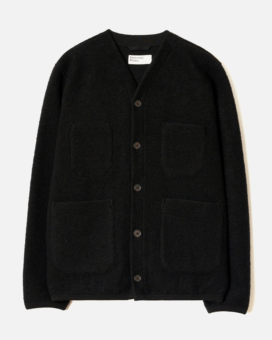 Universal Works - Wool Cardigan - Black