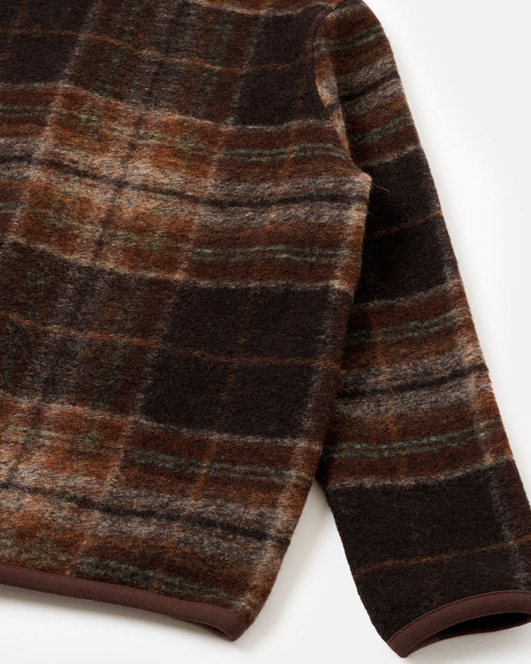 Universal Works - Ombré Fleece Cardigan - Brown