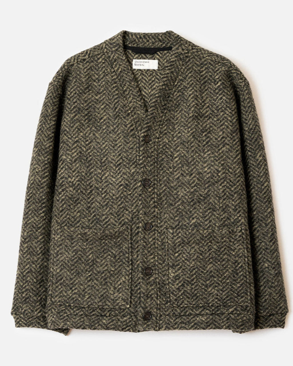 Universal Works - Advance Cardigan - Olive