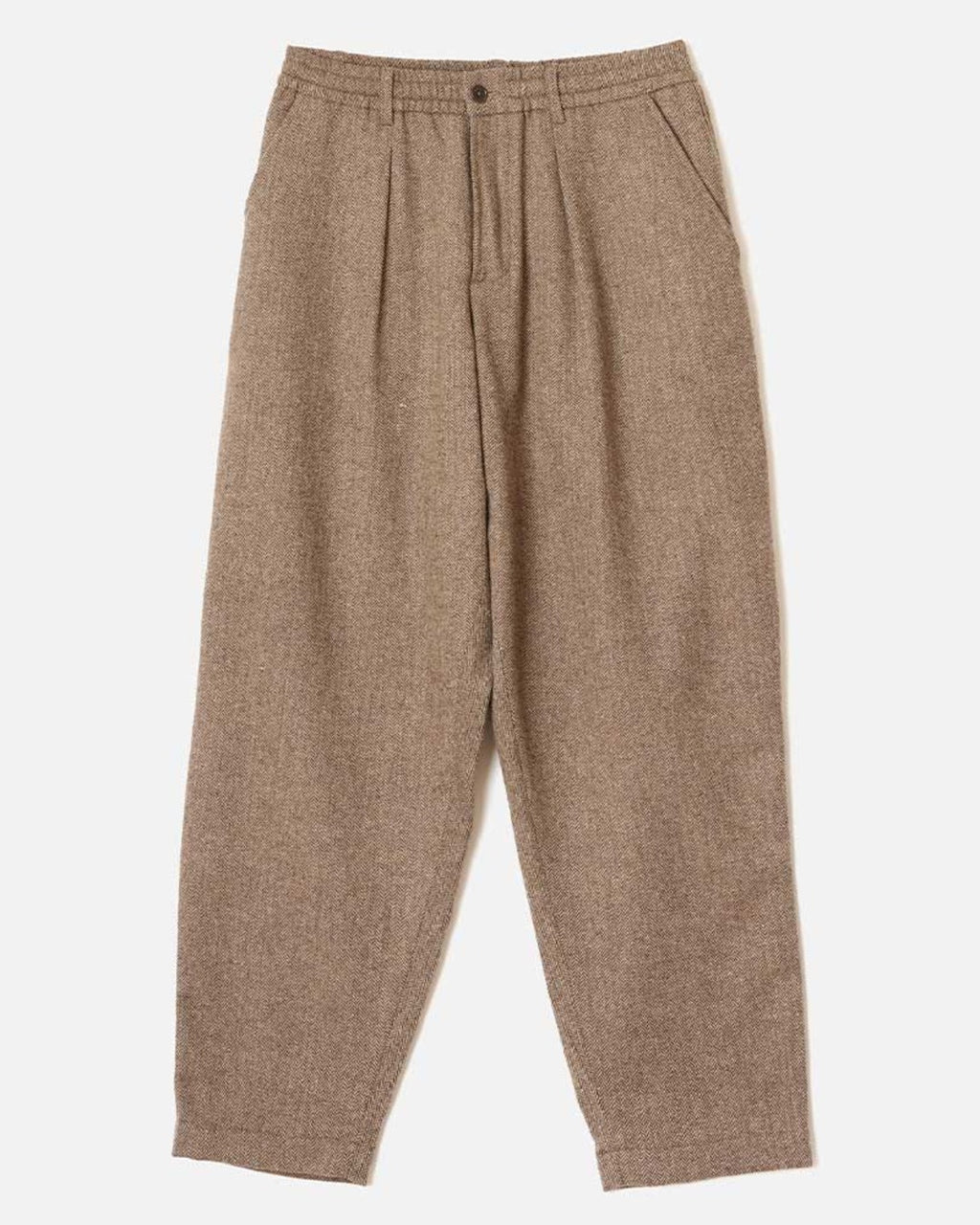 Universal Works - Pleated Track Pants - Brown