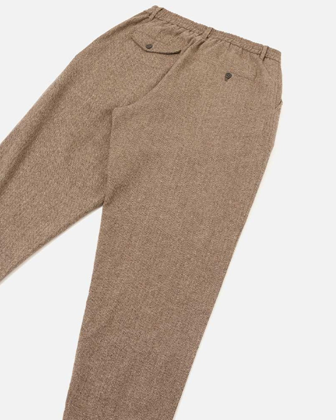 Universal Works - Pleated Track Pants - Brown