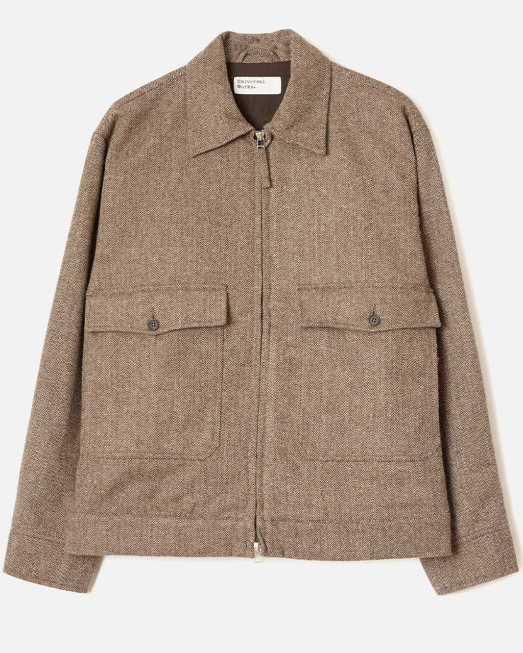 Universal Works - Herringbone Jacket - Brown
