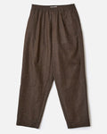 Universal Works - Pleated Track Tweed Trousers - Brown
