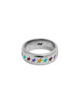 Two Jeys - Bague Starline Multicolore M - Argent