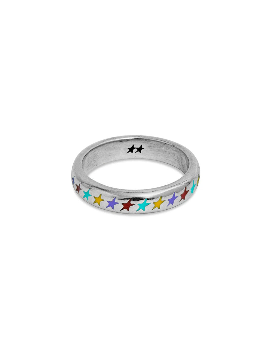 Two Jeys - Bague Starline Multicolore S - Argent