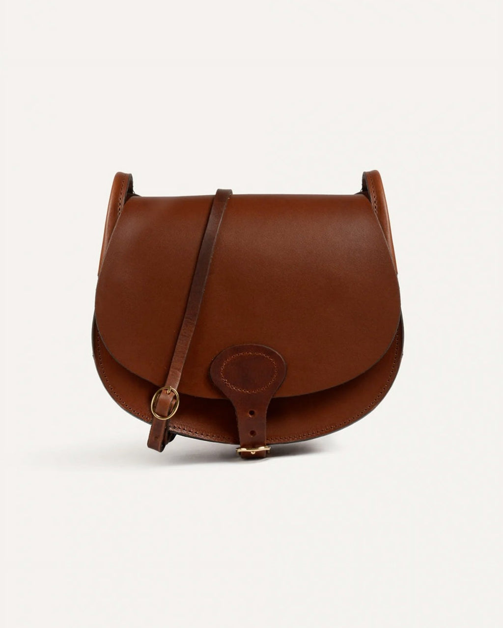 Bleu De Chauffe - Sac Gibecière Diane L - Brun Ambré