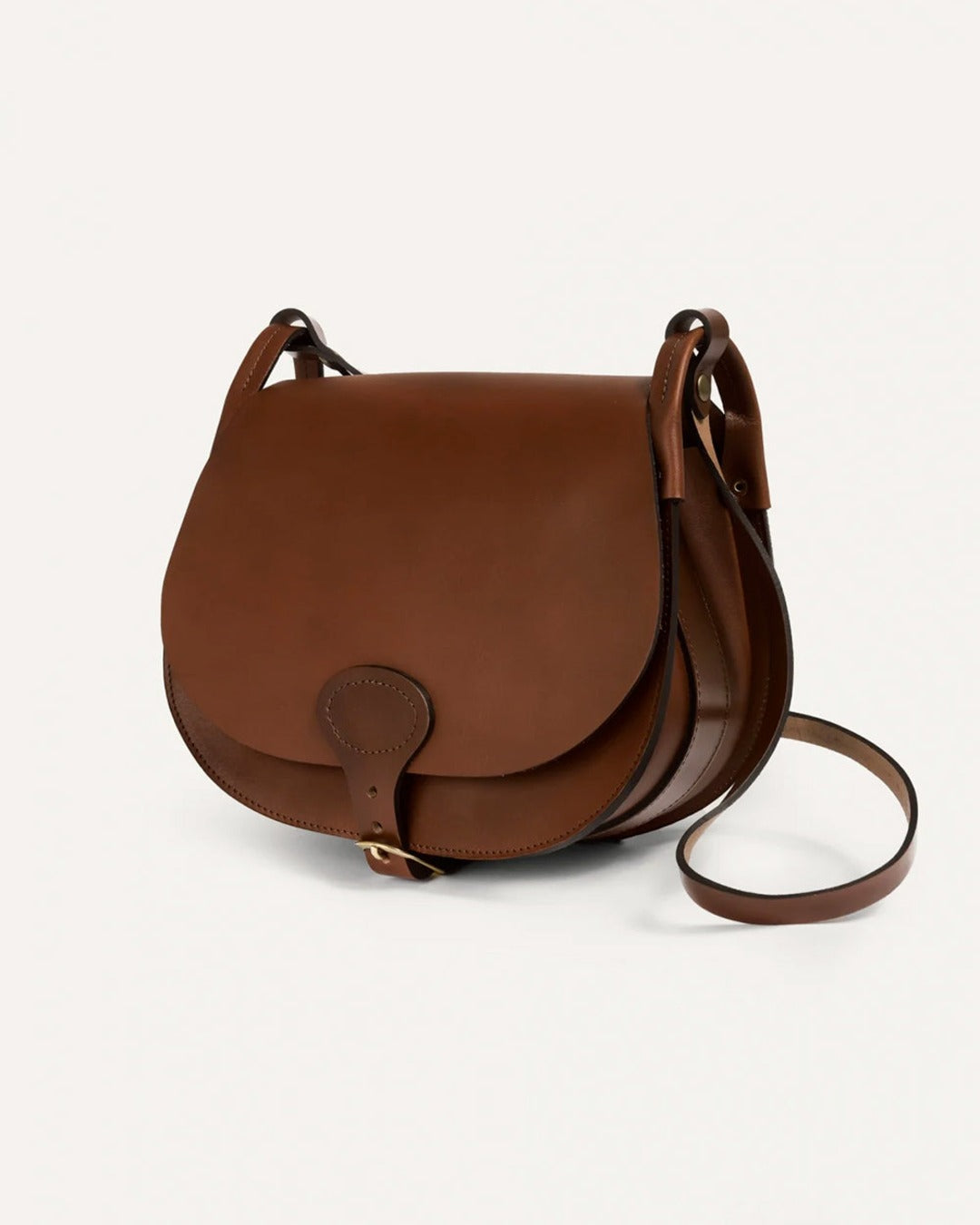 Bleu De Chauffe - Sac Gibecière Diane L - Brun Ambré