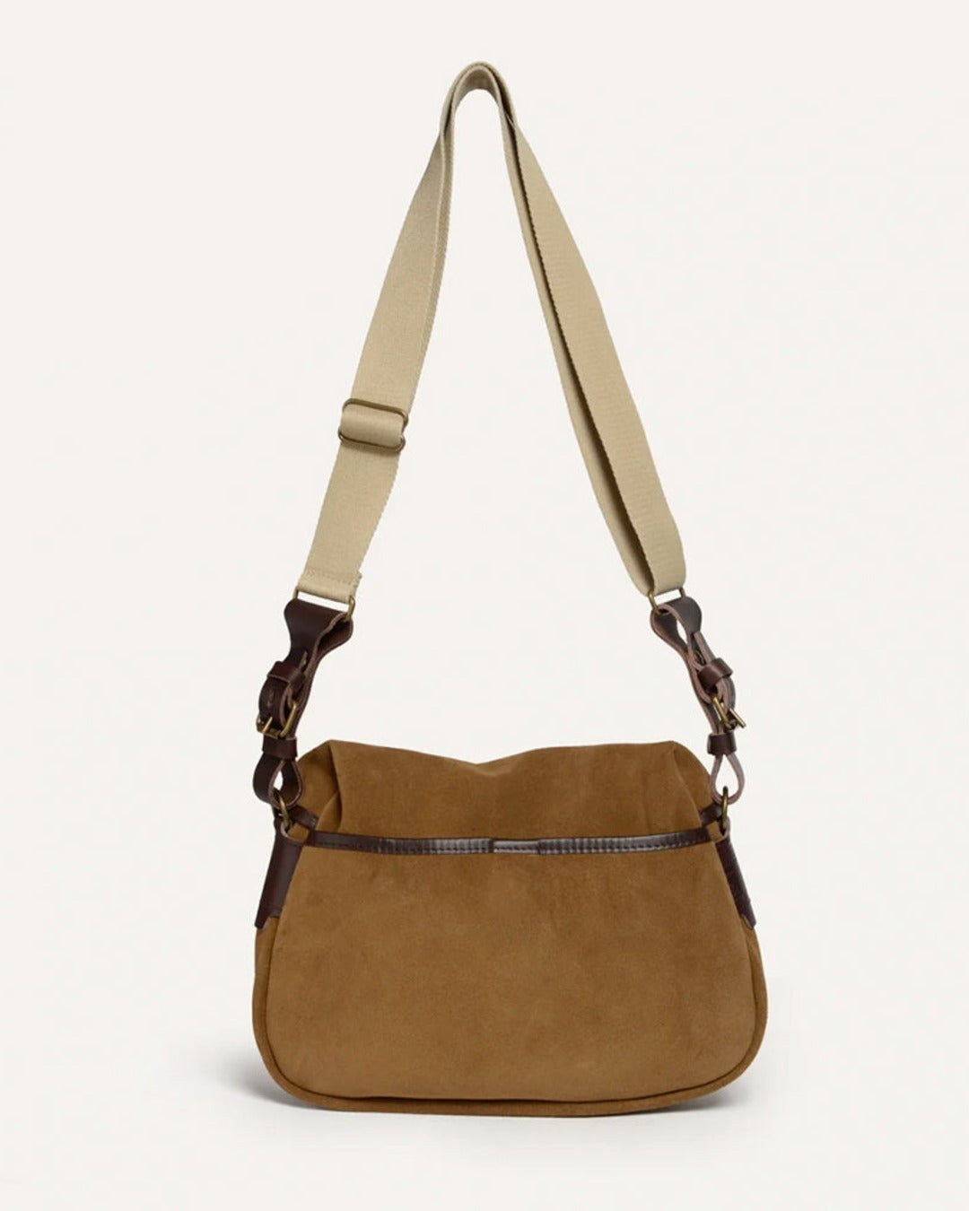 Bleu De Chauffe - Sac Musette Du Pecheur Xs - Marron Noisette