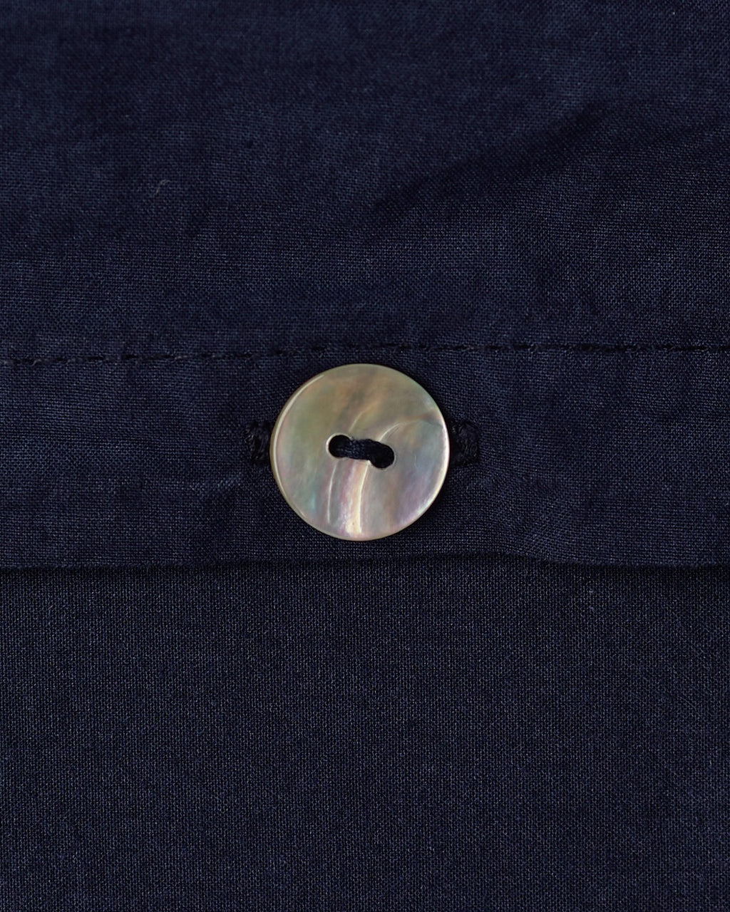 Merci - Cotton percale duvet cover - Midnight Blue