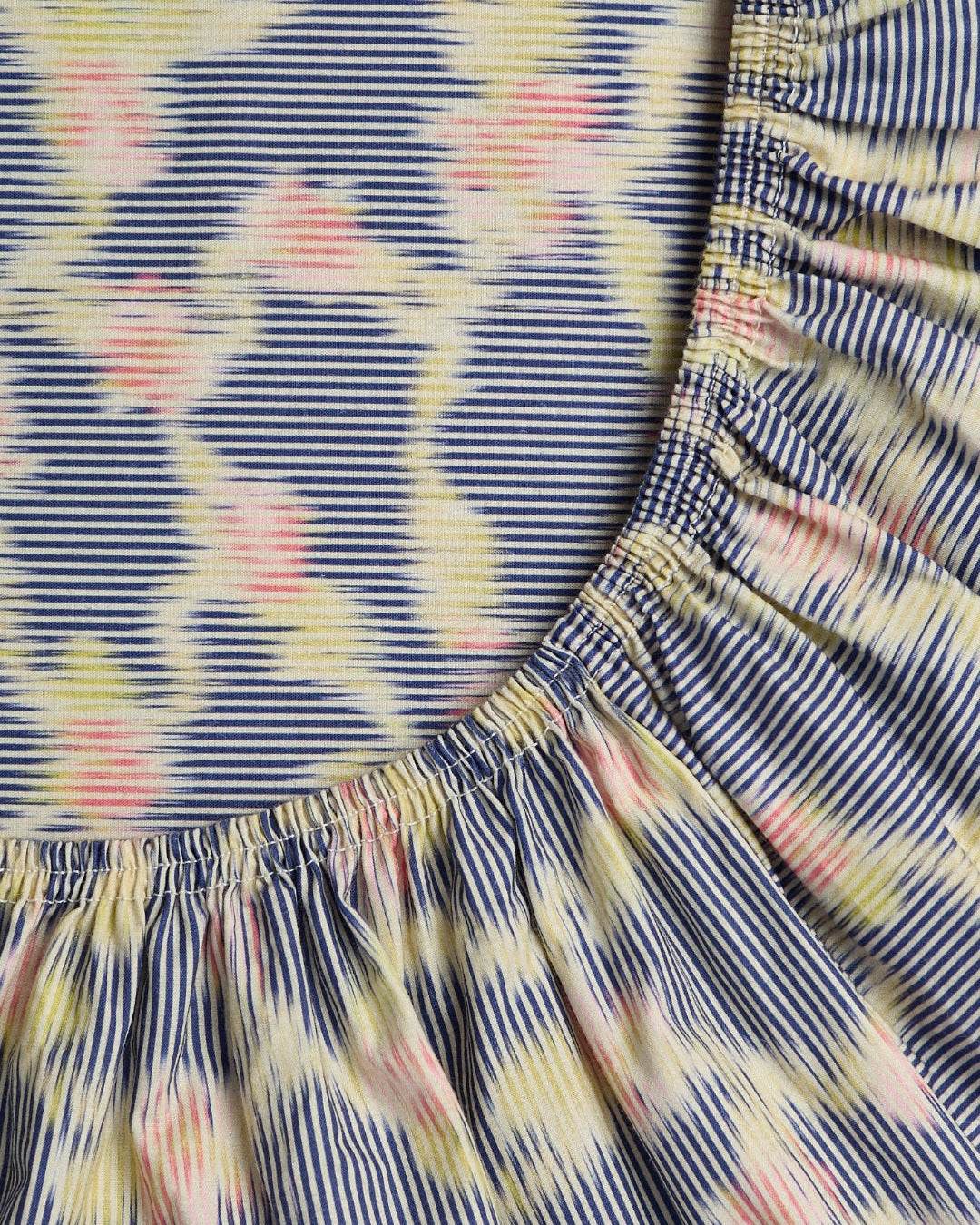 Merci - Cotton percale fitted sheet - Tataki Cherry Blossom