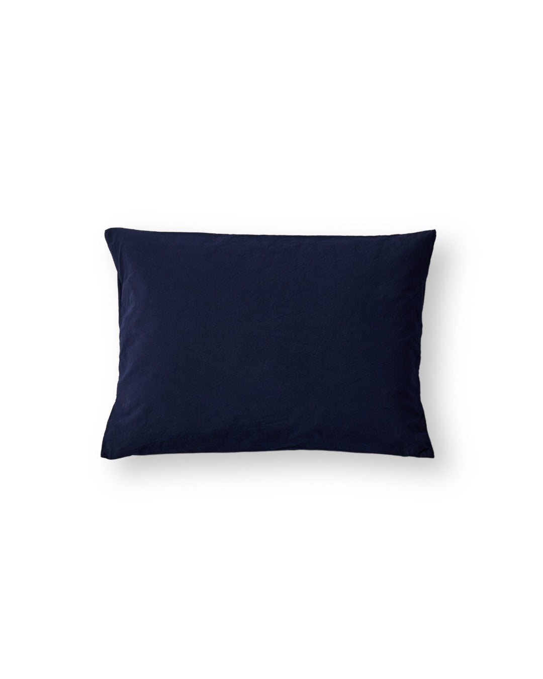 Merci - Cotton percale pillowcase - Midnight Blue