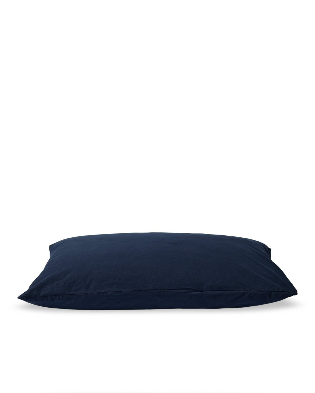 Merci - Cotton percale pillowcase - Midnight Blue