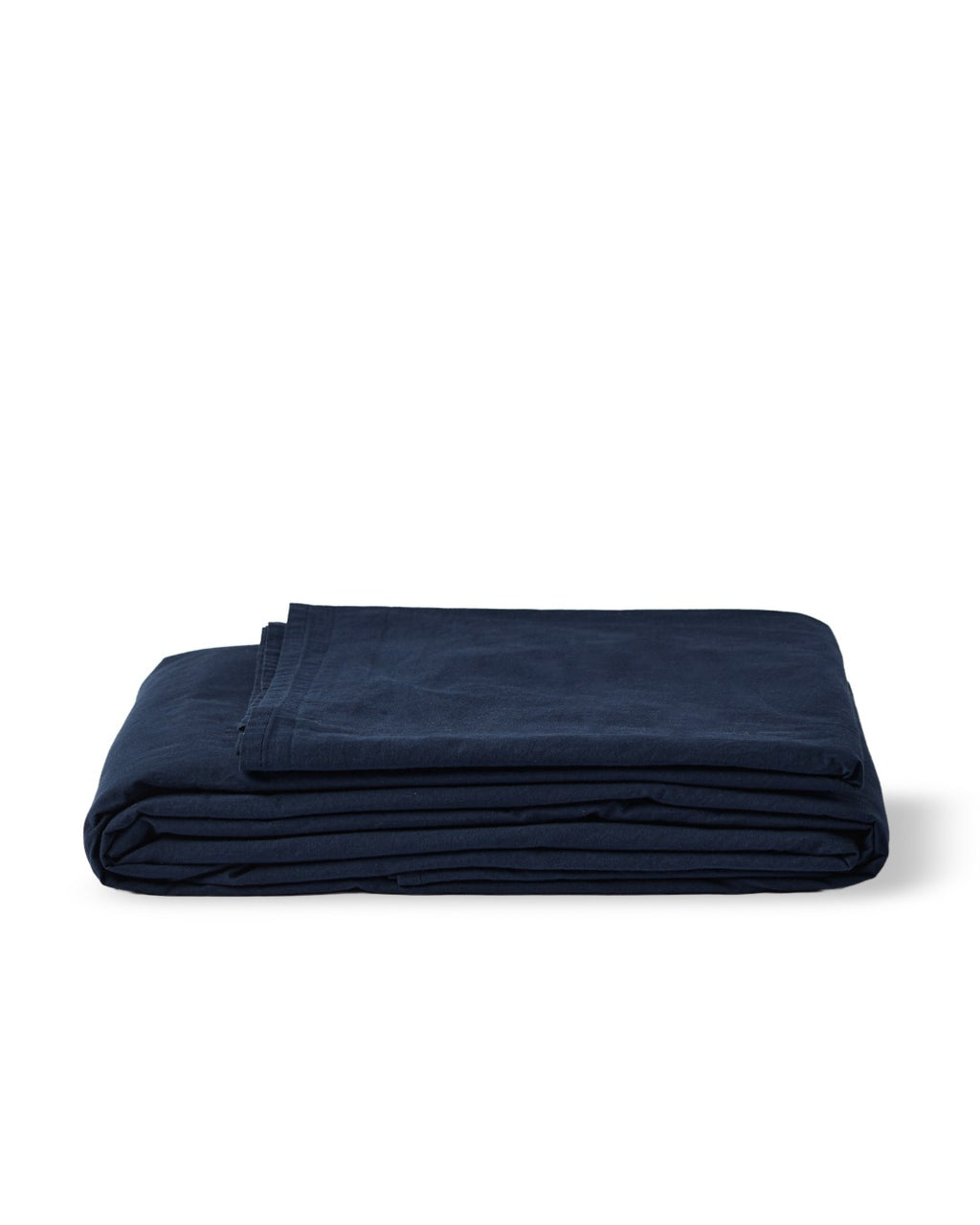 Merci - Drap Plat En Percale De Coton - Tataki Bleu Nuit