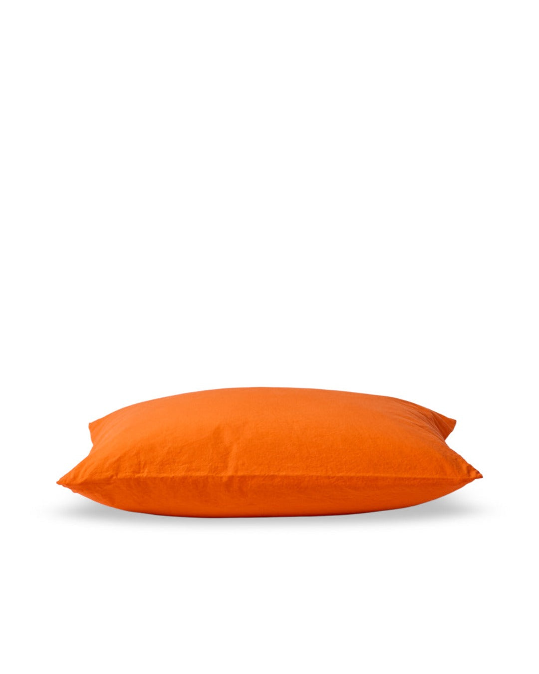 Merci - Cotton percale pillowcase - Marigold Orange