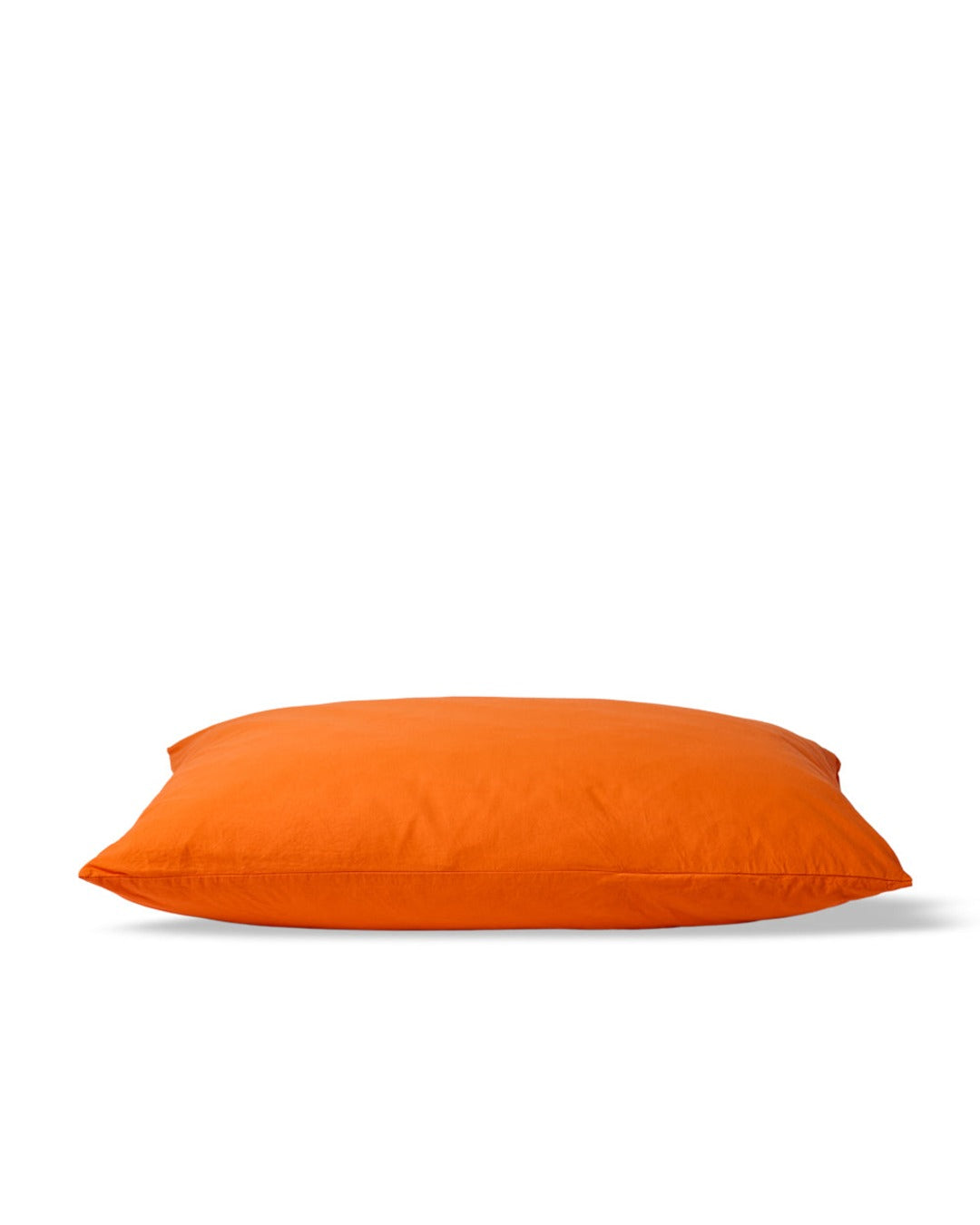 Merci - Cotton percale pillowcase - Marigold Orange
