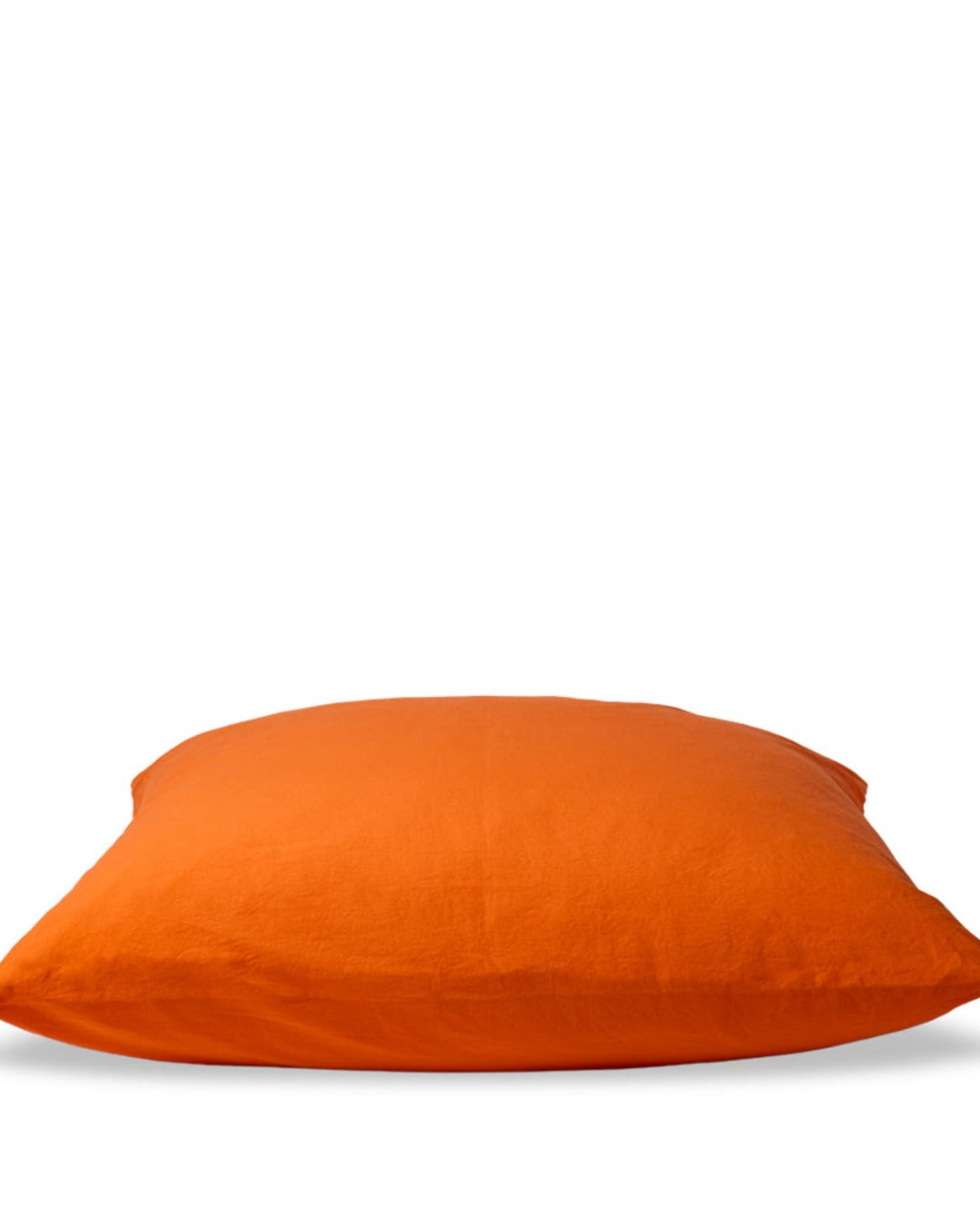 Merci - Cotton percale pillowcase - Marigold Orange