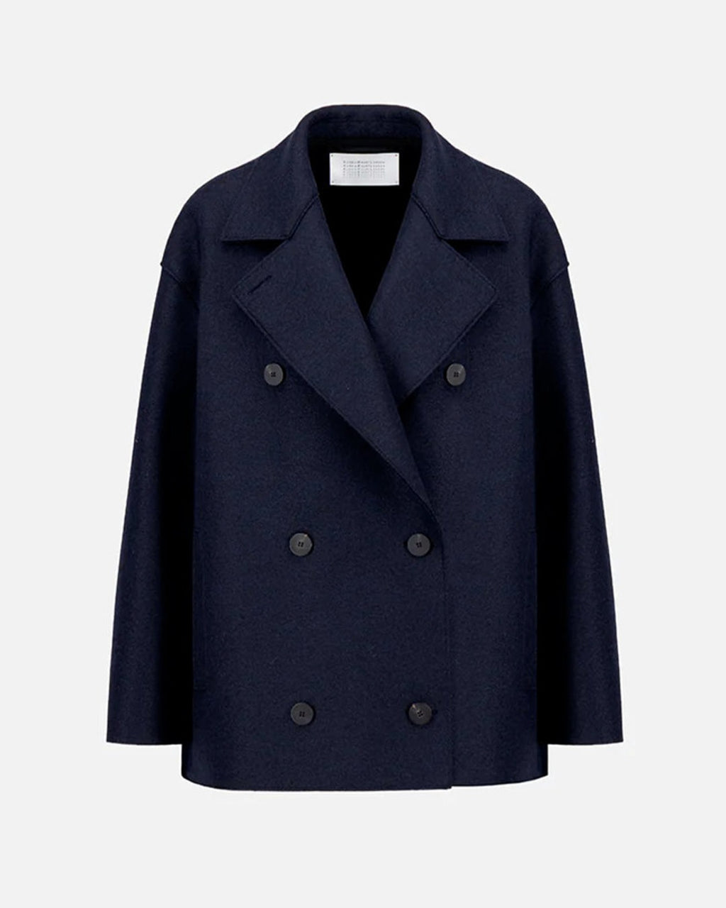 Harris Wharf London - Peacoat Oversized Coat - Navy