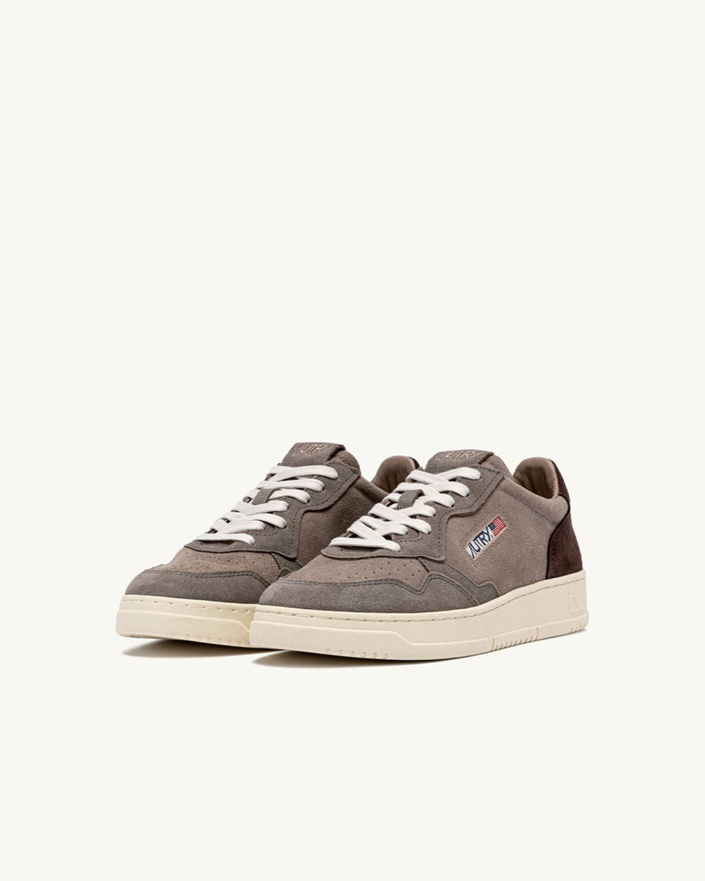 Autry - Baskets Medalist Low Man - Gris & Taupe