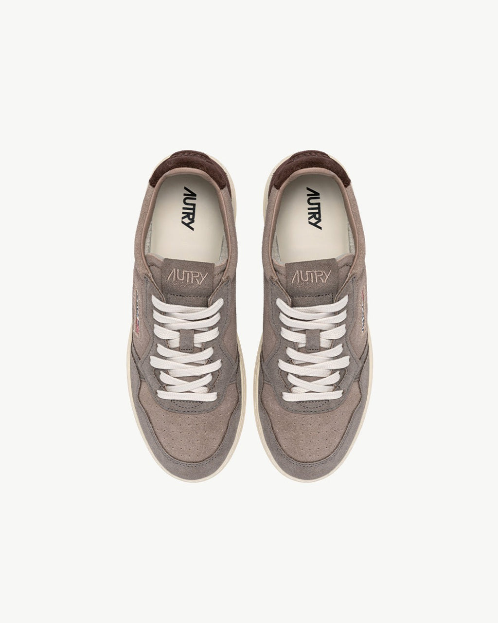 Autry - Baskets Medalist Low Man - Gris & Taupe
