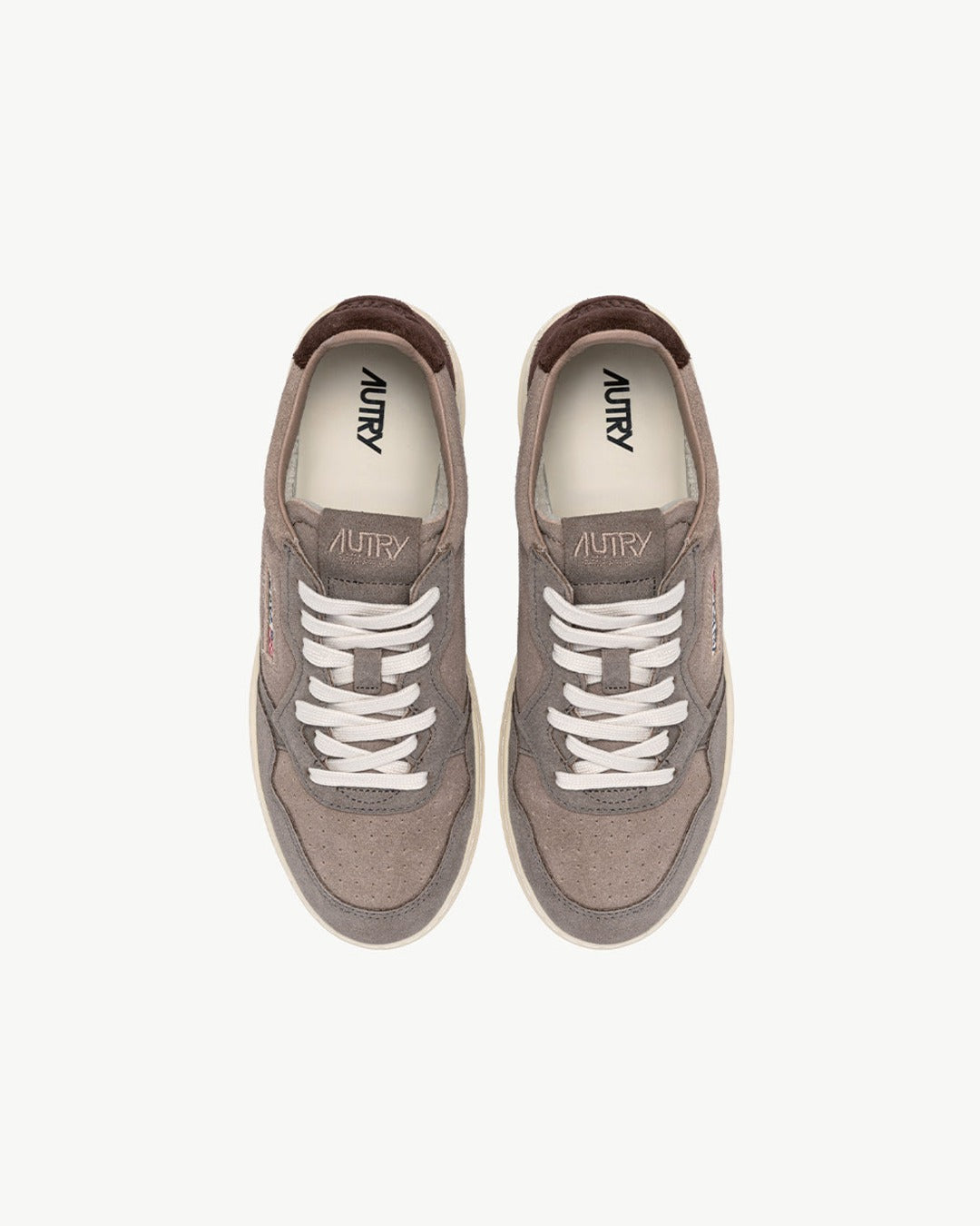 Autry - Baskets Medalist Low Man - Gris & Taupe