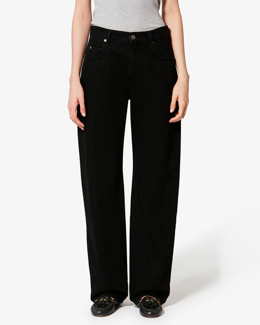 Isabel Marant - Dromie Jeans - Washed Black
