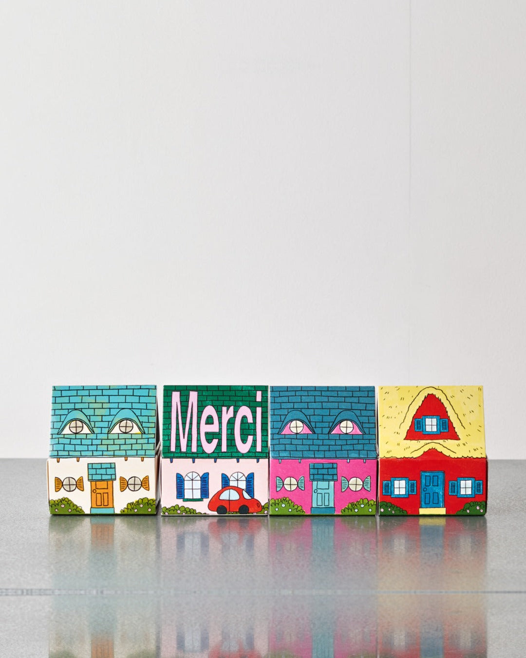 Merci - Allumettes Maison - Rouge