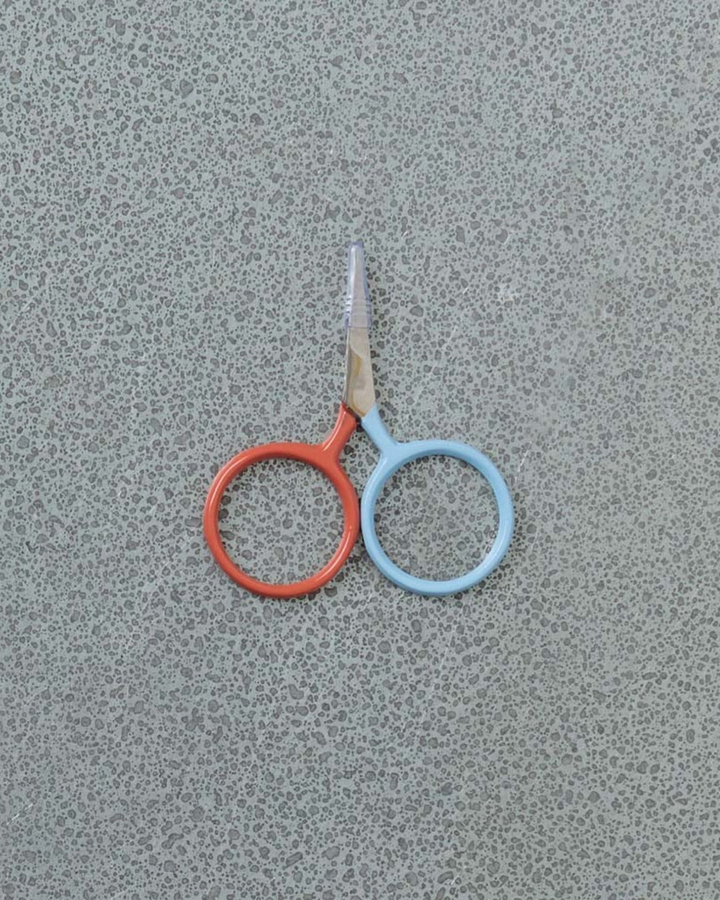 Degen - Mini Ciseaux Ronds - Bleu & Orange